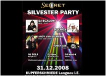 The Secret, Silvester Party 31.12.2008